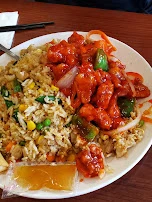 Sweet and Sour Chicken with Chicken Fried Rice